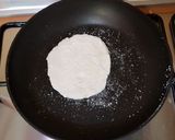 A picture of step 4 of Grandma's Flour Pancakes.