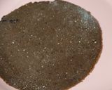 A picture of step 3 of Chocolate paratha pizza.