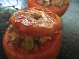 Tomate relleno al horno