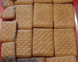 Pas rețetă Prăjitură de biscuiți cu budincă și fructe 5 fotografie