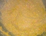 A picture of step 4 of Hare choliya and garlic chutney.