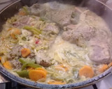 Foto del paso 1 de la receta: Carne y verduras a la crema