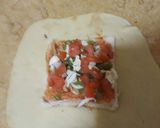 A picture of step 8 of Bread chicken pizza live show recipie 23rdmay.