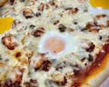 Foto del paso 4 de la receta: Pizza de pulpo á feira con huevo