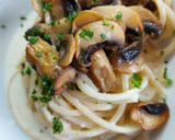 Foto del paso 4 de la receta: Espaguetis con champiñones