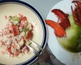 Foto del paso 4 de la receta Ensalada de bogavante y mango con crema de aguacate