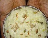 A picture of step 5 of Saboodana kheer.