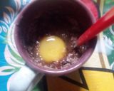 Foto langkah ke 6 dari resep Steamed Chocolate Mug Cake (^o^).