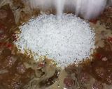 A picture of step 6 of Moti Pulao.
