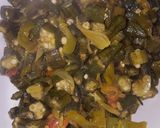 A picture of step 4 of Fry bhindi.