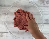A picture of step 2 of Delicious Beef & Pork Hamburger Steak with Shiitake Powder.