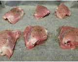 Foto del paso 1 de la receta Contramuslos de pollo y brochetas de pavo al horno