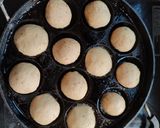 A picture of step 3 of Bati in Appam Maker with Tomato Chokha.
