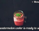 A picture of step 4 of Watermelon Cooler | Quick And Refreshing Drink.