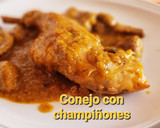 Foto del paso 17 de la receta: Conejo en salsa con champiñones.... rico y fácil