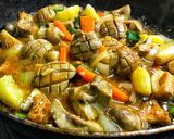 Hình bước làm 8 của món Cật heo xào rau củ