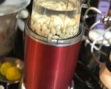 A picture of step 2 of Peanut Milk and Paneer.