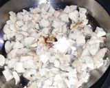A picture of step 2 of Puff chicken bread.