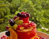 A picture of step 6 of Fresh Fruit Cake.