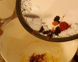 A picture of step 4 of Brinjal fry.