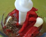 Foto del paso 1 de la receta: Salsa superrápida de pimiento rojo y parmesano