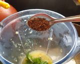 A picture of step 4 of Kachha Aam panna.