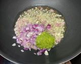 A picture of step 2 of ShengoleIndian spicy pasta.