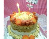 Foto langkah ke 6 dari resep Kue Mie Istan Indomie / Tart Indomie.