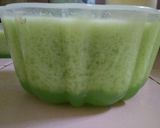 Foto langkah ke 3 dari resep Agar-agar lumut melon.