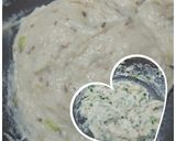 A picture of step 2 of Samak Rice Katli(falahari).