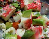 Foto del paso 5 de la receta: Copa de Kanikama y de mejillones a la provenzal para Domingo de pascua