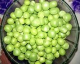 A picture of step 1 of Green peas.Matarsutir Parata/Peas Paratha.