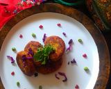 A picture of step 6 of Cabbage yam kababs.