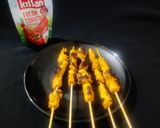 A picture of step 4 of Baby corn barbecue.