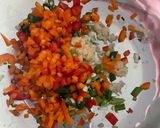 Foto del paso 2 de la receta: Champiñones rellenos horneados! Snack saludable y súper fácil