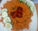 A picture of step 9 of Jollof Rice.