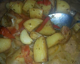 Foto del paso 4 de la receta: Patatas asadas para guarnición