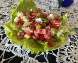 Görög saláta recept fázis 2 fotója