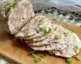 A picture of step 6 of Homemade chicken ham (in a ham maker).