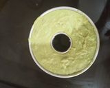 Foto langkah ke 4 dari resep Puding Roti Pandan (agar-agar).