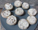 Foto del paso 4 de la receta Champiñones rellenos de mascarpone y jamón