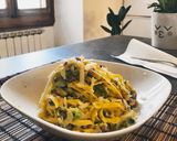 Foto del passaggio 6 della ricetta Tagliolino alla Carbonara Blasfema Franco-Altoaltesina
