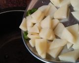 A picture of step 2 of Vrat ke chawal bhagar.
