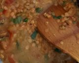 A picture of step 3 of Tortila, lentil samosa.