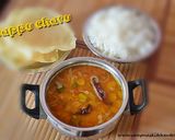 A picture of step 13 of Pappu Charu (pressure cooker method).