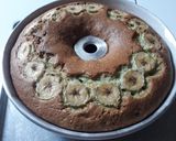 Foto langkah ke 9 dari resep Bolu Pisang panggang (sedikit pasta pandan) by: dapur dinora.
