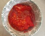 Une image de l'étape 1 de Tomates et poivrons farcis.