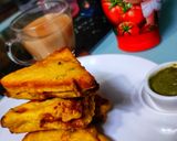 स्टफ़ ब्रेड़ पकौडा रेसिपी चरण 13 फोटो