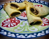 Foto del paso 6 de la receta: Crepes dulces rellenos de crema pastelera de chocolate