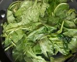A picture of step 1 of Corn Palak Paneer Curry.